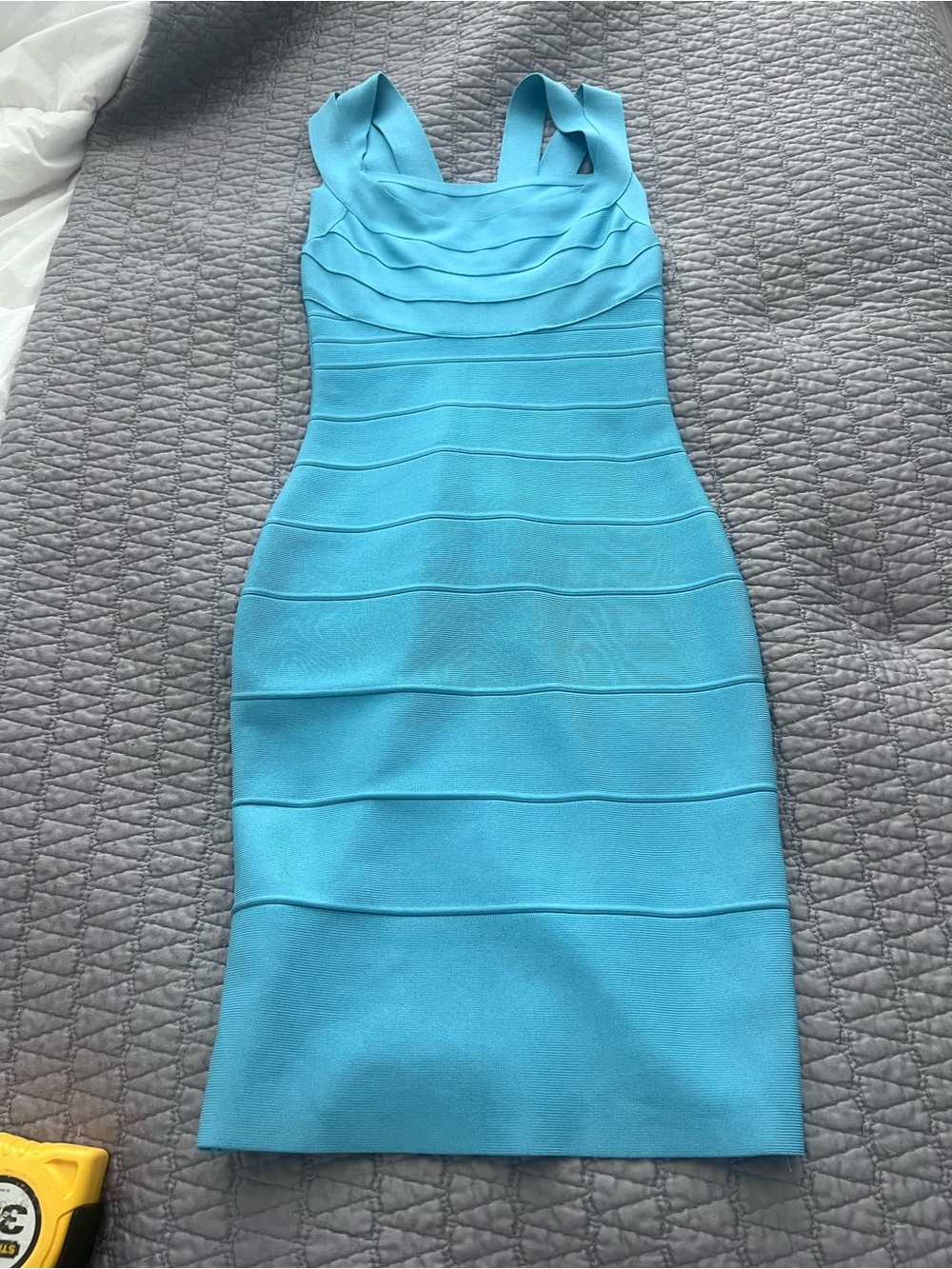 Vintage Herve Leger Icon Strappy Bandage Dress M